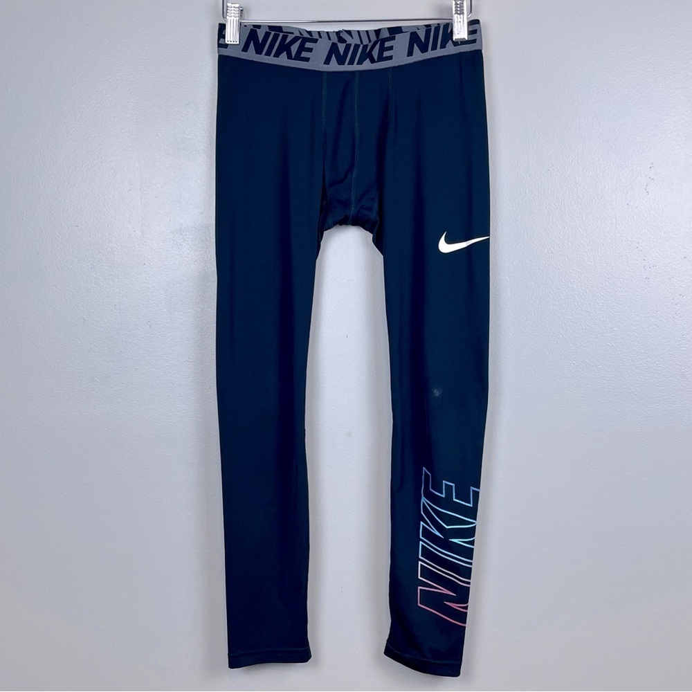 Nike Pro Boy's Dri-Fit Base Layer 3/4 Compression Training Tights Size XL Active